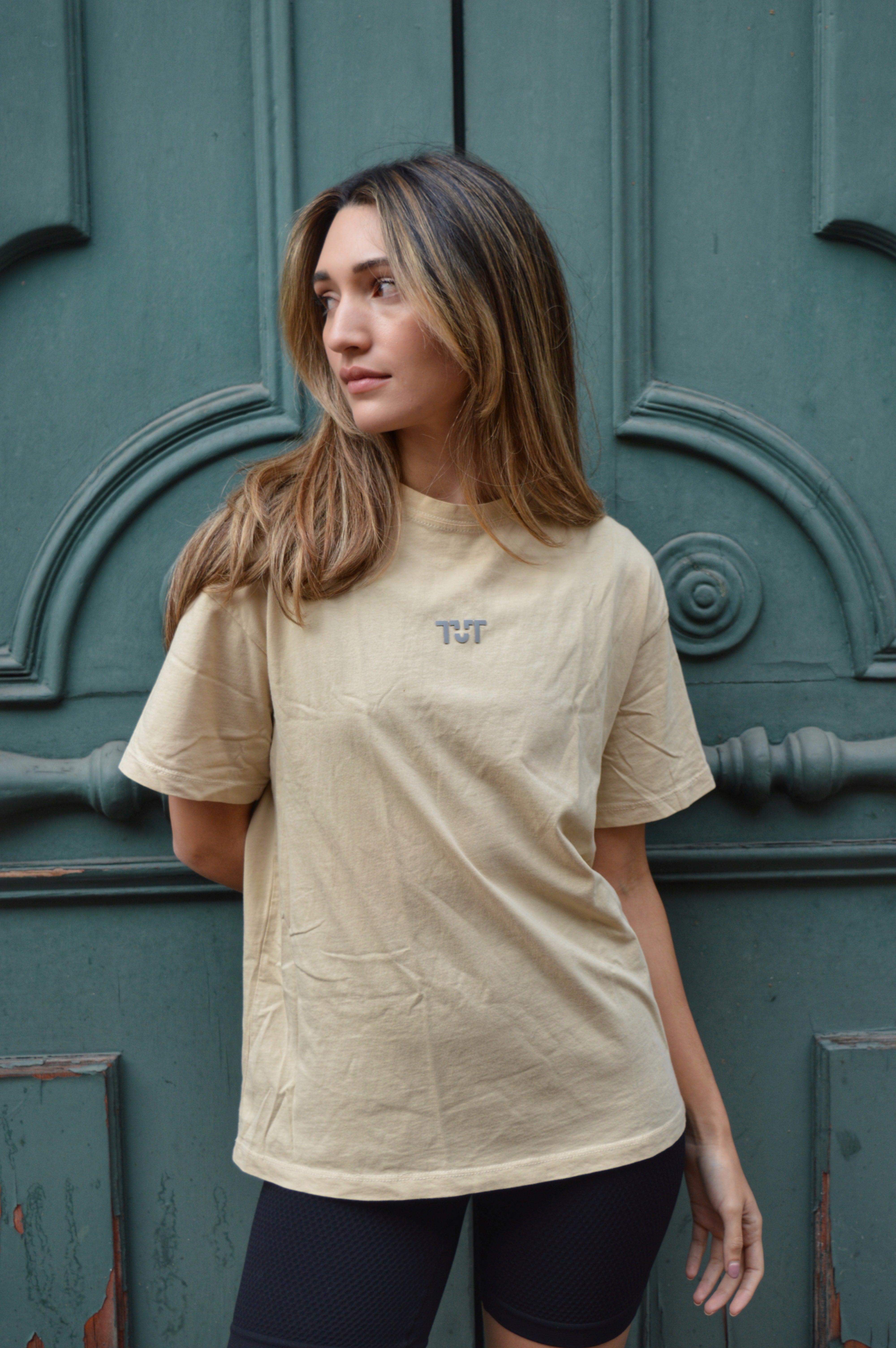 Oversized T-shirt Nude